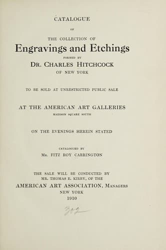 Engravings and etchings