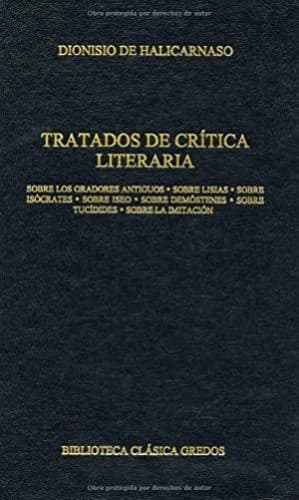Cover image for Tratados De Critica Literaria