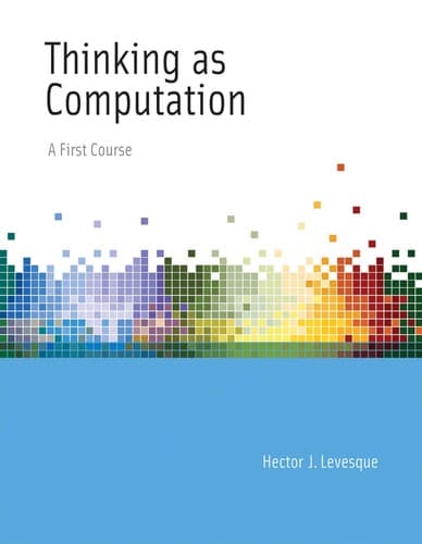Cover image for Thinking as computation