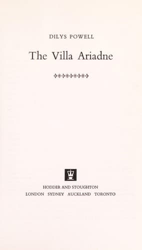 Cover image for The Villa Ariadne.