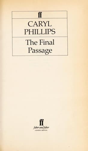Cover image for The final passage