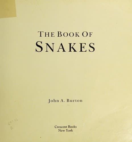 Cover image for Book of Snakes