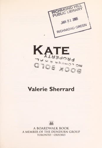 Cover image for Kate