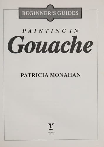 Cover image for Painting in gouache