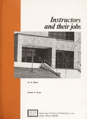 Cover image for Instructors and their jobs