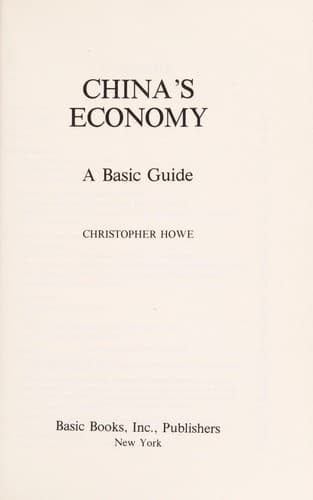 Cover image for China's economy