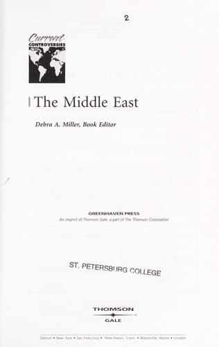 Cover image for Middle East (Current Controversies)