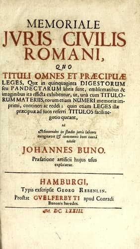Memoriale juris civilis Romani