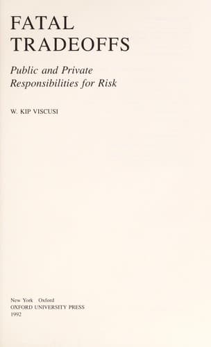 Cover image for Fatal tradeoffs