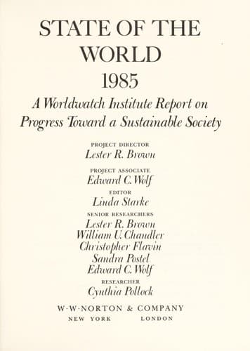 Cover image for State of the World