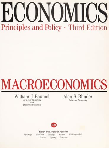 Cover image for Macroeconomics