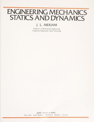 Cover image for Engineering mechanics
