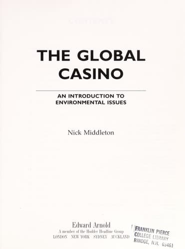 Cover image for The global casino