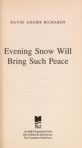 Cover image for Evening snow will bring such peace