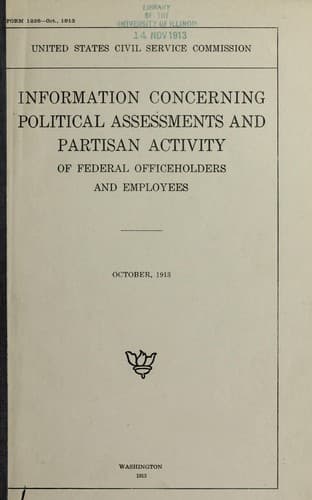 Information concerning political assessments