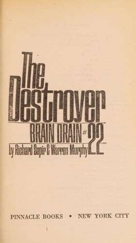 Cover image for The Destroyer 22
