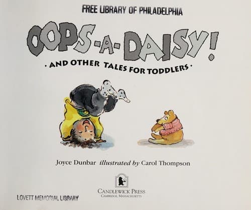 Cover image for Oops-a-Daisy! and Other Tales for Toddlers