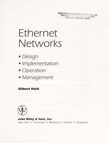 Cover image for Ethernet networks