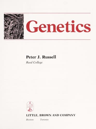 Cover image for Genetics