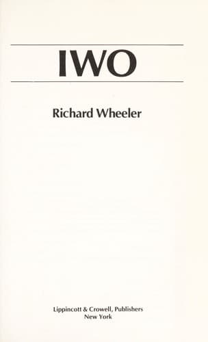 Cover image for Iwo