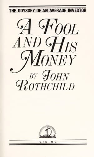Cover image for A fool and his money