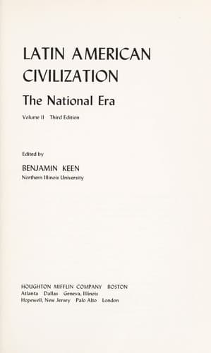 Cover image for Latin American civilization.