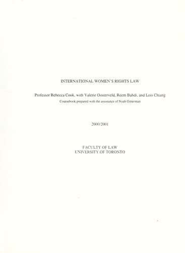 International women's rights law