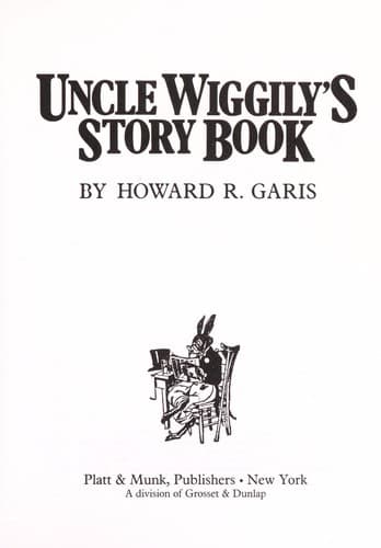 Cover image for Uncle Wiggily's story book