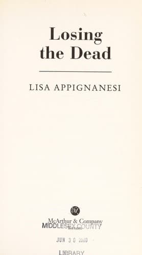 Cover image for Losing the dead