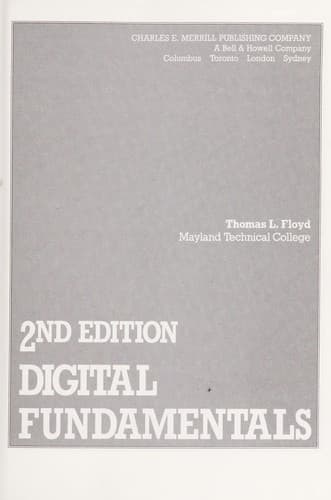 Cover image for Digital fundamentals