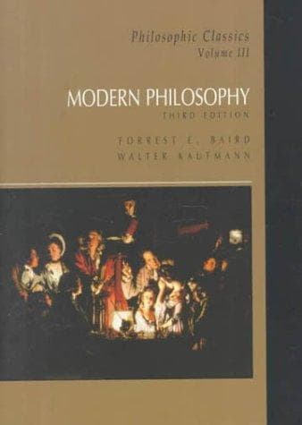 Cover image for Modern Philosophy (Philosophic Classics, Volume III - 3rd Edition)