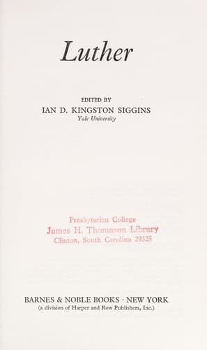 Cover image for Luther