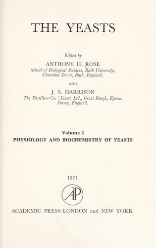 Cover image for The yeasts