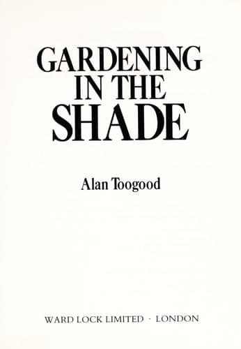 Cover image for Gardening in the shade