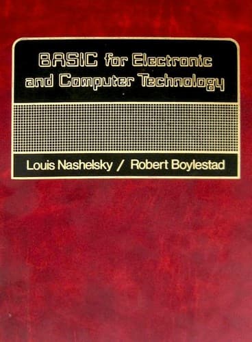 Cover image for BASIC for electronic and computer technology