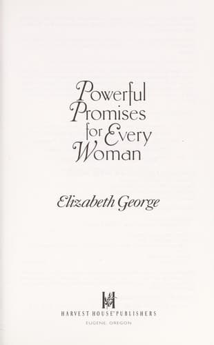 Cover image for Powerful promises for every woman