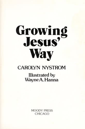 Cover image for Growing Jesus' way