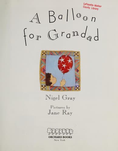 Cover image for A balloon for Grandad
