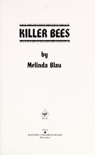 Cover image for Killer bees