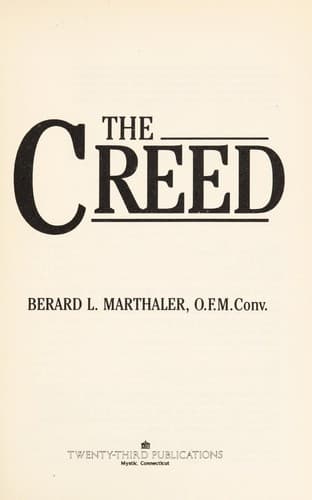 Cover image for The Creed
