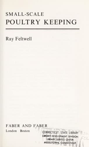 Cover image for Small Scale Poultry Keeping