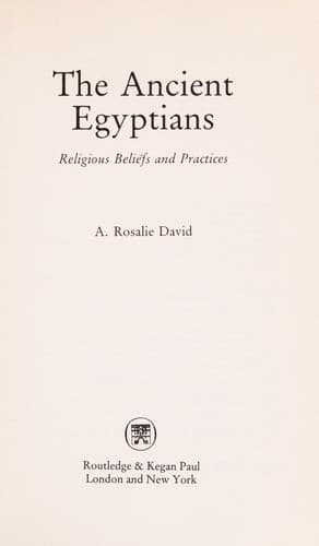 Cover image for The ancient Egyptians