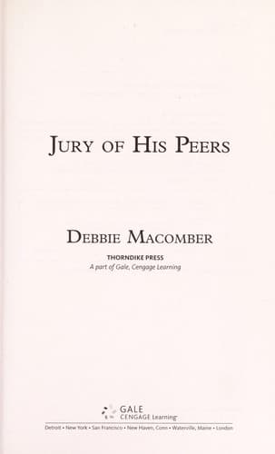 Cover image for Jury of his peers