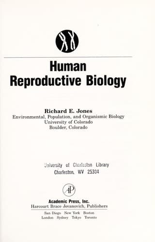 Cover image for Human reproductive biology