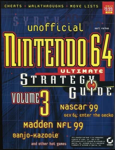 Cover image for Unofficial Nintendo 64 Ultimate Strategy Guide, Volume 3