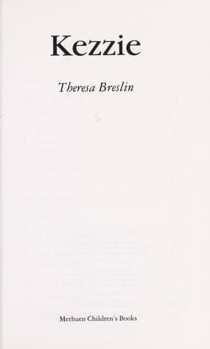 Cover image for Kezzie