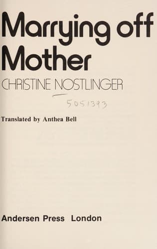 Cover image for Marrying off mother