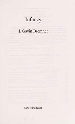 Cover image for Infancy