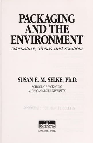 Cover image for Packaging and the environment