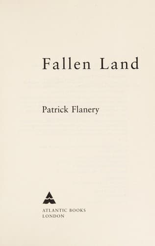 Cover image for Fallen land